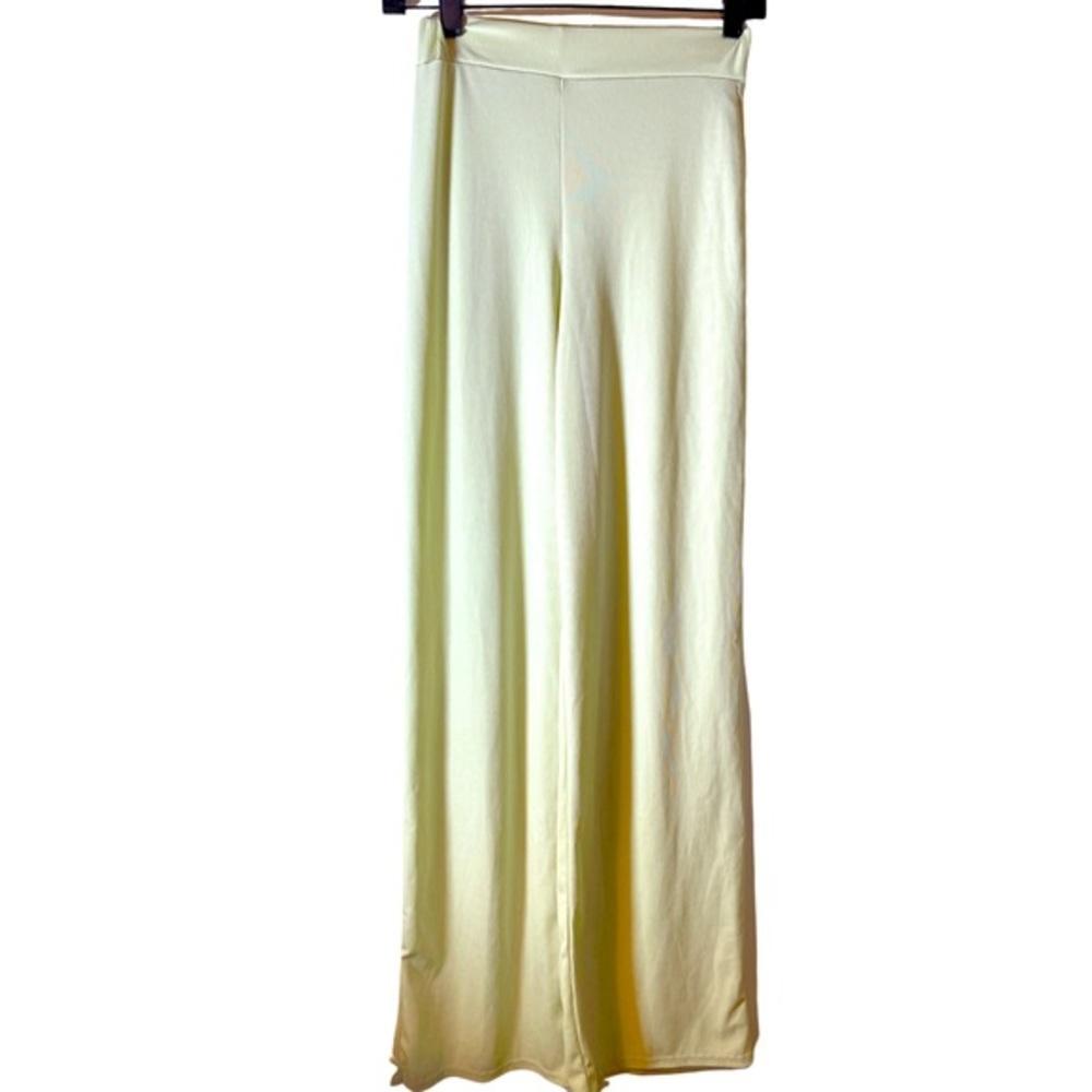 Nasty gal Collection rubbed wide leg stretch pants‎ 2